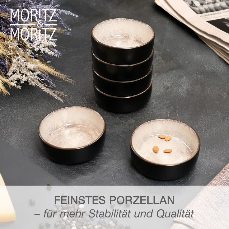 Moritz & Moritz VIDA Müslibowl 6 tlg. beige – Bild 3