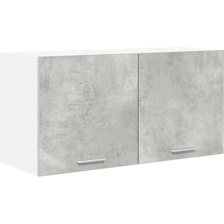 vidaXL Hängeschrank Betongrau 80 x 31 x 40 cm Holzwerkstoff 884181 – Bild 2