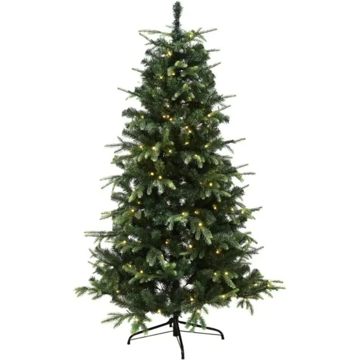 NSH Nordic VIGA künstlicher Weihnachtsbaum 170x116 cm PE/PVC mit LED-Lichtern