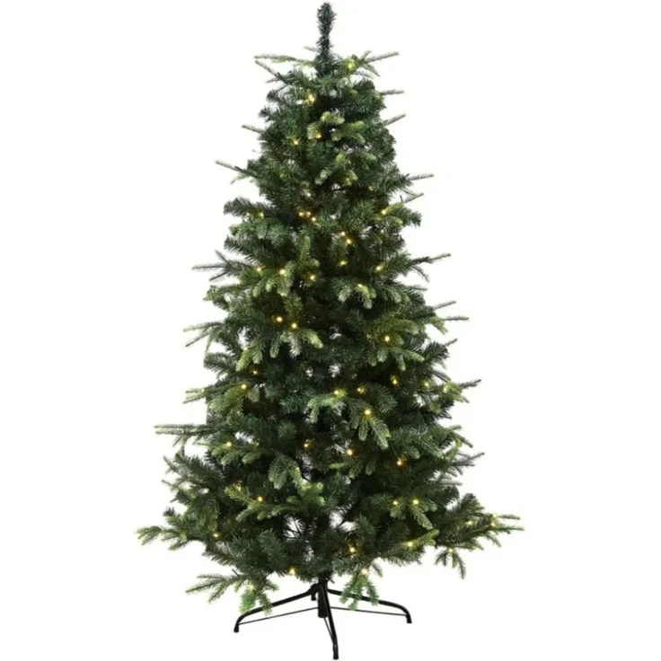 NSH Nordic VIGA künstlicher Weihnachtsbaum 170x116 cm PE/PVC mit LED-Lichtern