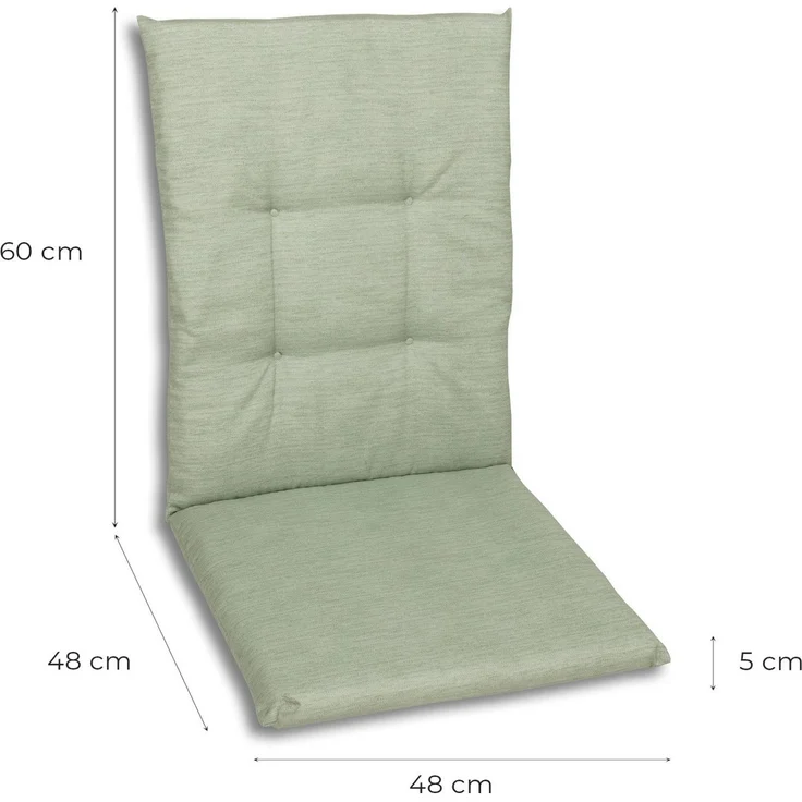 GO-DE Sitzauflage, (Spar-Set, 2 St), Maße ca.: 48 cm x 108 cm x 5 cm – Bild 4