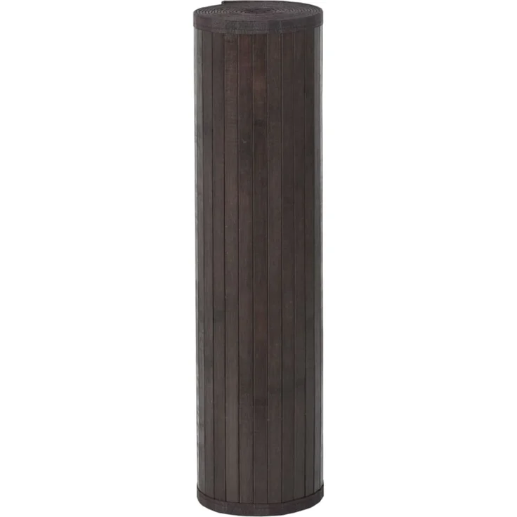 vidaXL Teppich Rechteckig Dunkelbraun 60x500 cm Bambus 376857 – Bild 3
