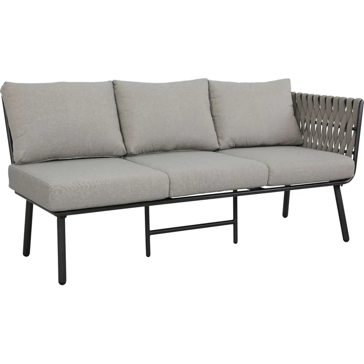 Gardissimo ABBY Ecklounge Gartenmöbel Sitzgruppe Rope taupe links – Bild 8