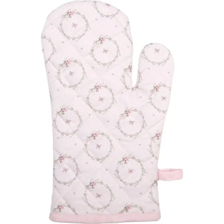 Clayre & Eef Topfhandschuhe Floral Easter Bunny, (2-tlg, 2-teilig), Ofenhandschuhe wattiert Größe: ca. 18x30cm – Bild 2