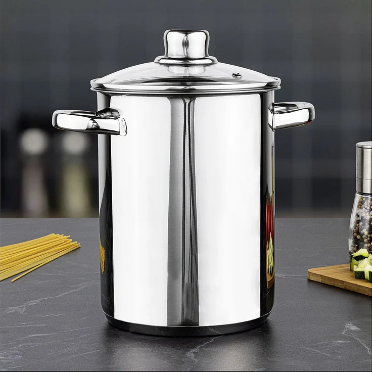 HI Spargeltopf 4 L Silber 429164 – Bild 5