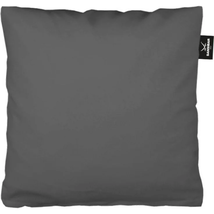 Sansibar Sylt Kissenhülle Uni Jersey Kissenhülle, 40x40 cm, mit edlem Sansibar Fähnchen am Steg, (1 Stück), Jersey, perfekter, faltenfreier Sitz, Antipilling Ausrüstung – Bild 1