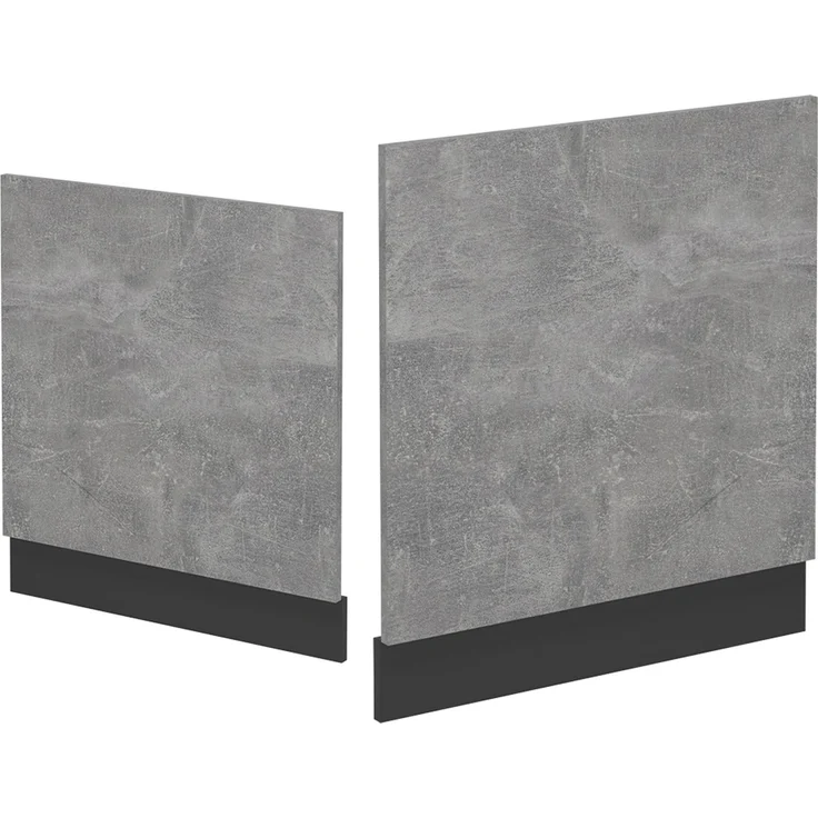 Frontblende R-Line Beton 60 cm ohne Arbeitsplatte Vicco – Bild 4