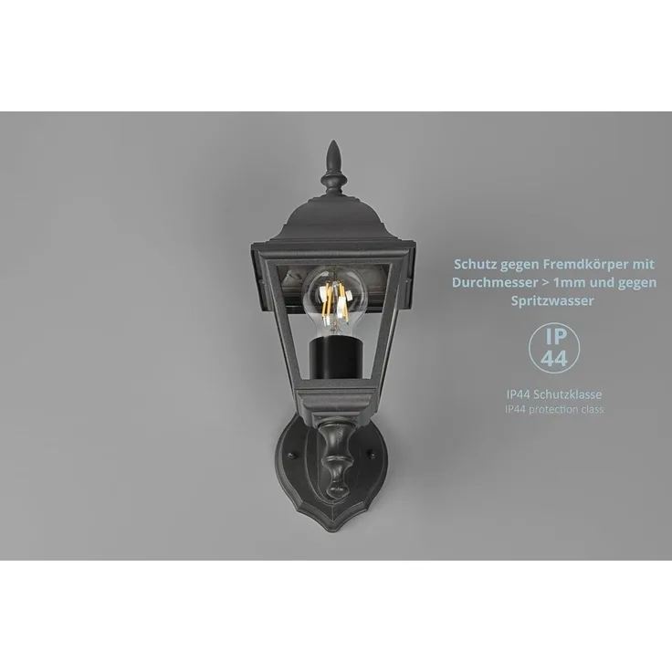 lightling Außen-Wandleuchte Lioba, ohne Leuchtmittel, IP44 Outdoor, Wandmontage