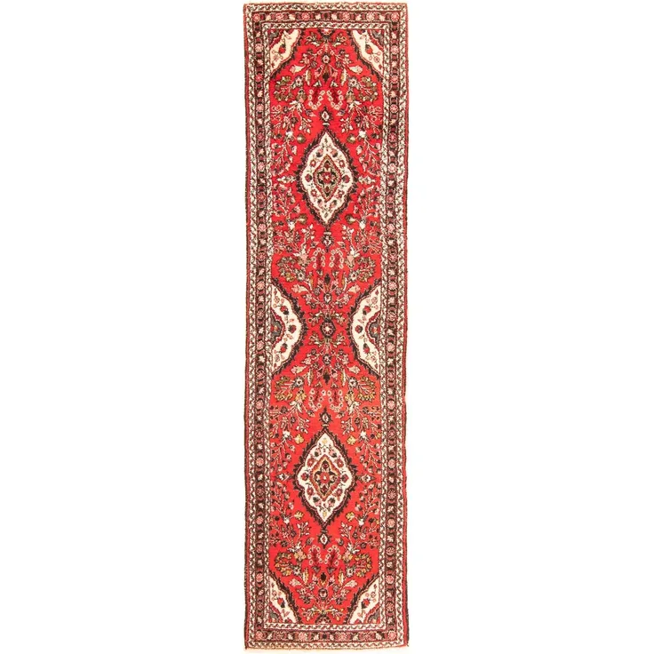 Morgenland Läufer Perser - Nomadic - 312 x 78 cm - rot