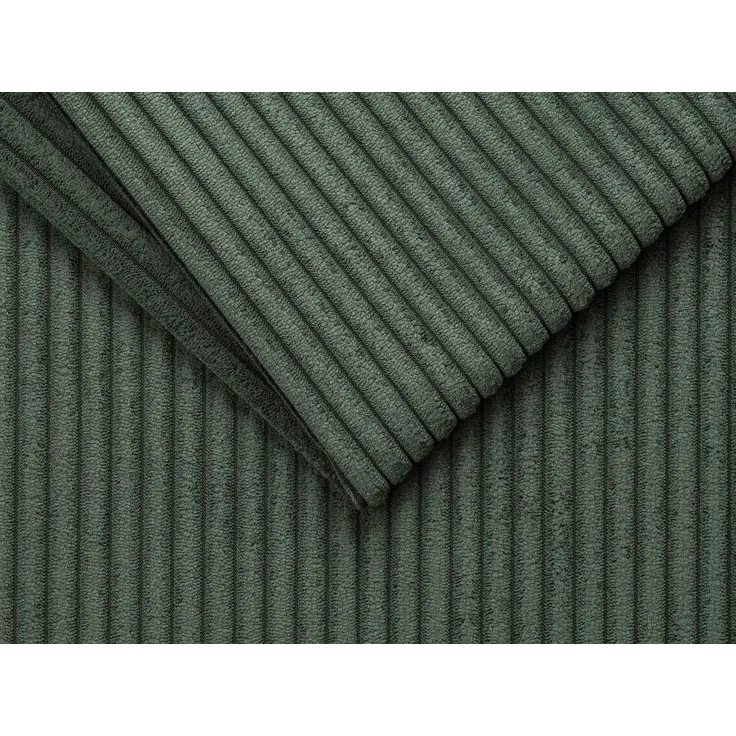 Vente-unique - LORETO Sofa SamtStoff Grün - B 223 cm95 cm x H 90 cm x L 215 cm – Bild 5