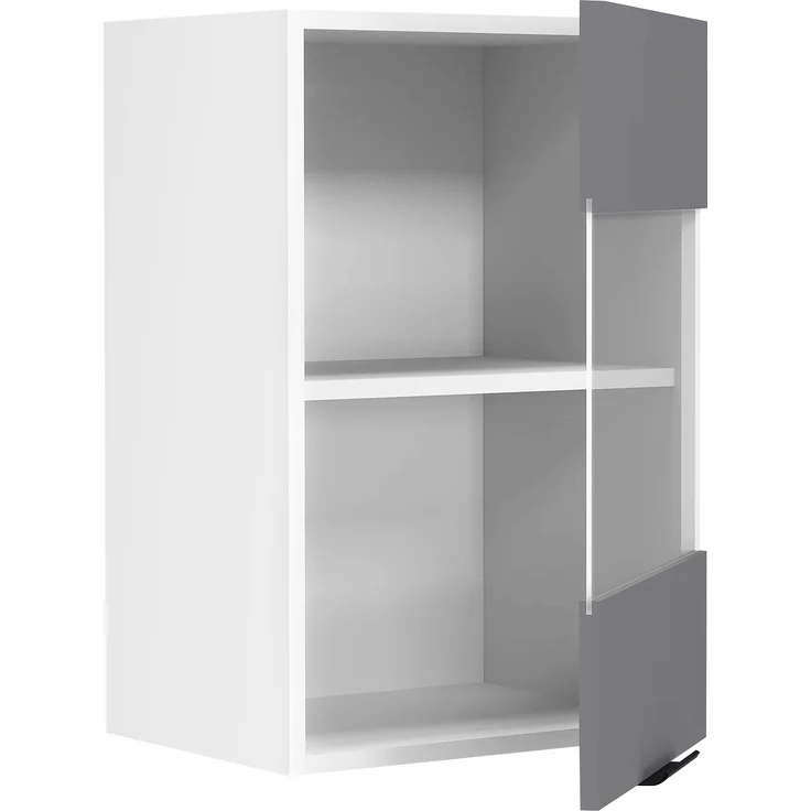 VCM Küchenmöbel Hängeschrank Fasola 919318 Weiß / Anthrazit H. 60 x B. 40 x T. 31 cm – Bild 4