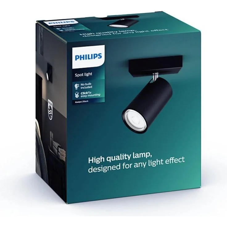 Philips KOSIPO single spot black 1xNW – Bild 3