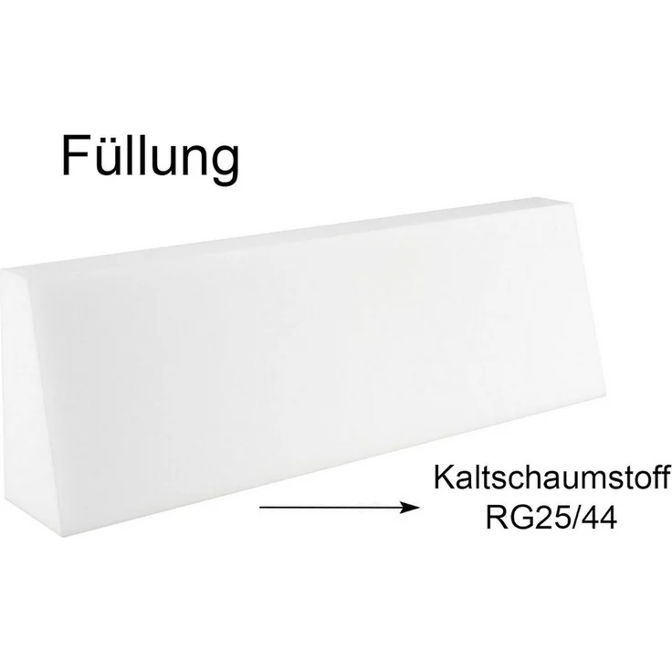 sunnypillow Rückenkissen Palettenkissen mit abnehmbarem Bezug Rückenkissen 120x40x20/10cm, Grau UV – Bild 3