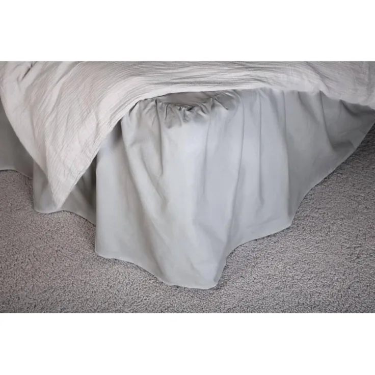 Venture Home Bettrock Pixy 200x180 cm Baumwolle Hellgrau 444781