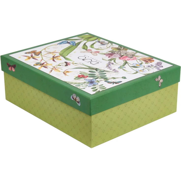 DUO 4er-Set Becher FLOWER DREAM, 400 ml, New Bone China Porzellan, in Geschenkbox – Bild 7