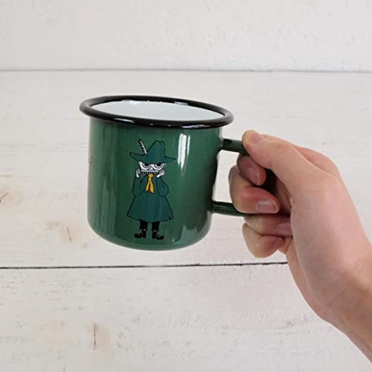 Muurla Kinderbecher Tasse Mumins Snufkin Grün (370 ml) – Bild 6