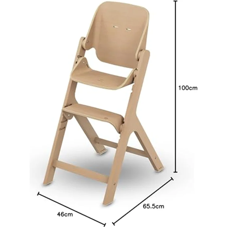 Maxi-Cosi Nesta, Hochstuhl ab Baby, Hochstuhl aus Holz, nach hinten verstellbarer Hochstuhl, wächst mit Ihnen bis zu 99 Jahren, Natural Wood – Bild 13