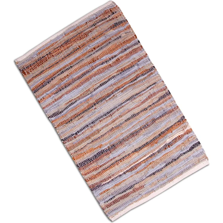 Flickenteppiche Leder 90x150cm braun – Bild 5