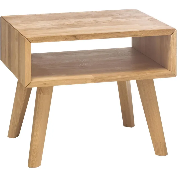 Salva Tische braun Eiche Massivholz 41cm x 50cm x 42cm