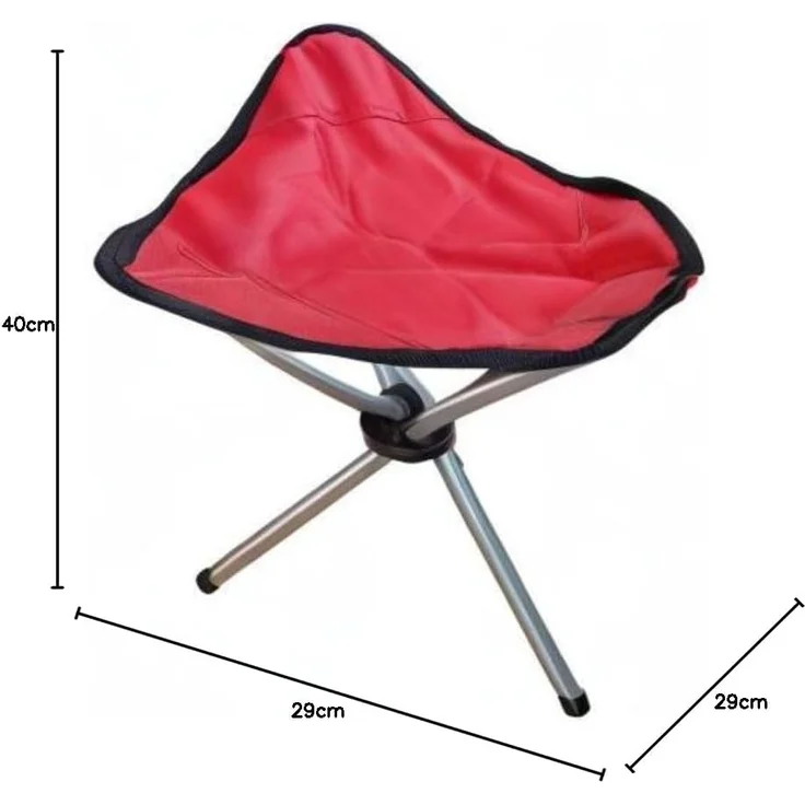 Provance Angelhocker Dreibein Campinghocker Angelhocker Campingstuhl – Bild 2
