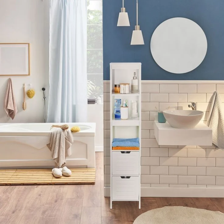 Badezimmerschrank weiß 10032183 – Bild 5