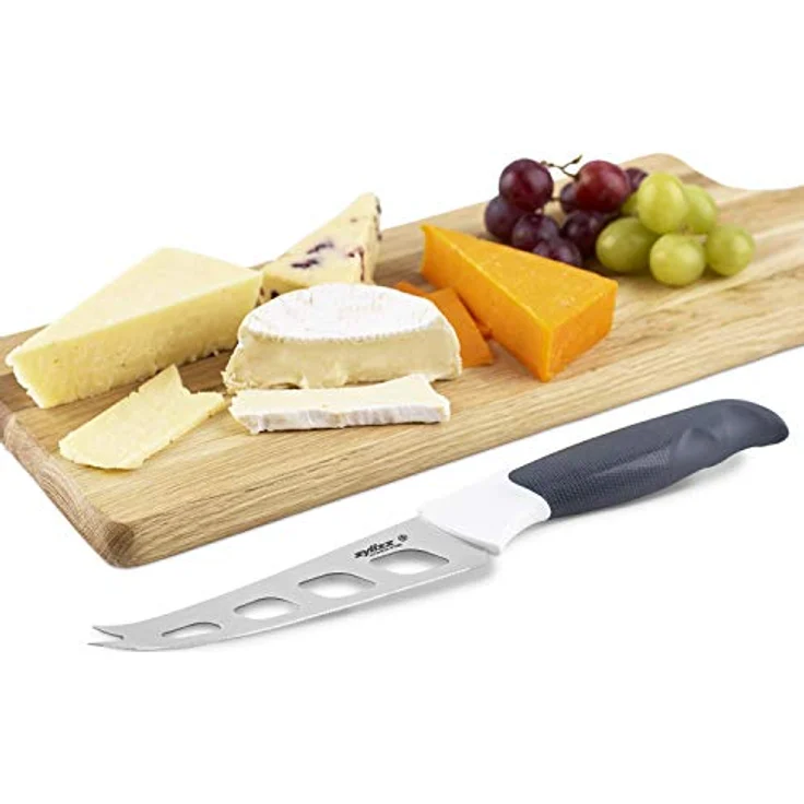 Zyliss E920219 Comfort Käsemesser, Japanischer Edelstahl, Dunkelgrauer/weißer Griff, Ideal für Käseplatten, Spülmaschinenfest, 5 Jahre Garantie – Bild 7
