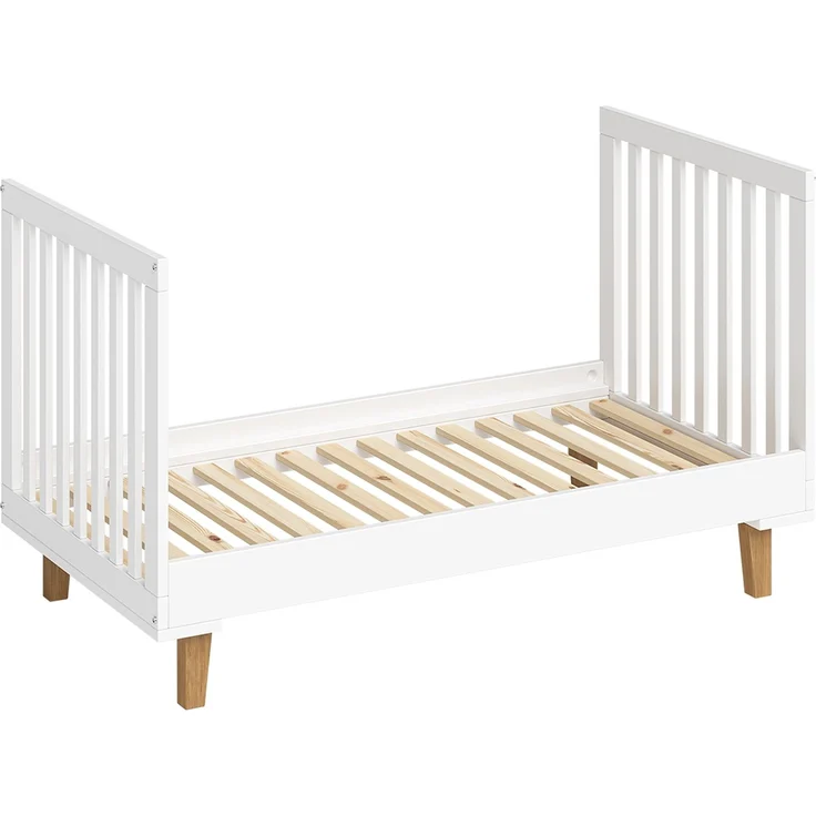 Bellabino 'Liri' Babybett 70x140 cm, weiß, 3-fach höhenverstellbar, Kinderbett umbaubar zum Juniorbett (inkl. Umbauseiten) – Bild 10