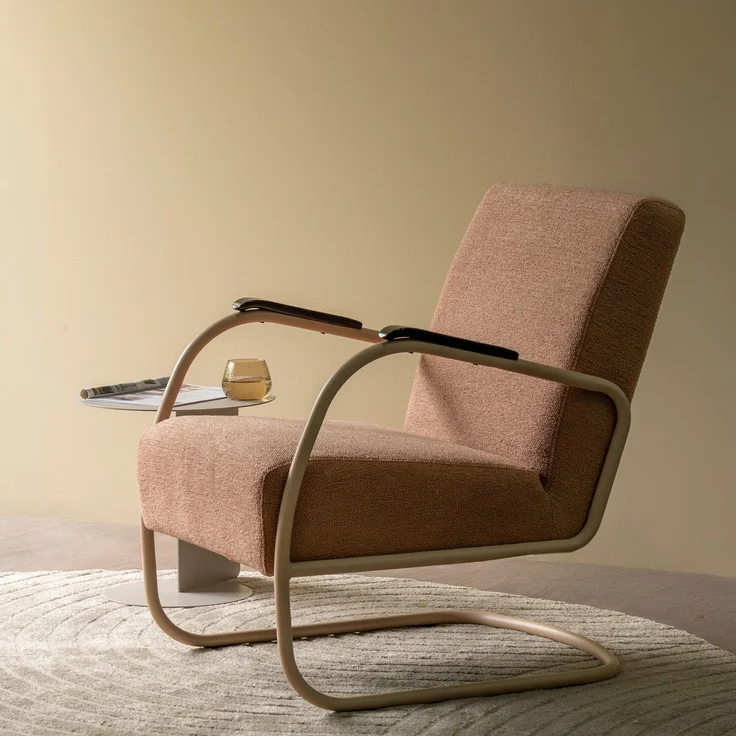 Spinder Design Sessel Retro Peachy Rosé / Blush – Bild 3