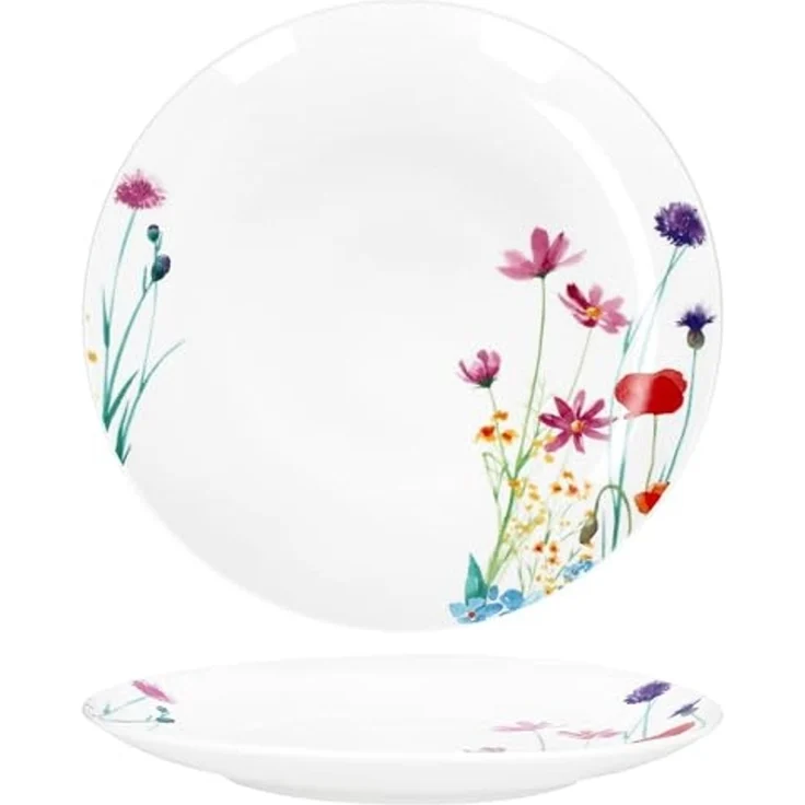 MamboCat Speiseteller 6x Marie Speiseteller 26,7cm Porzellan große Platte Essteller Blumen – Bild 4