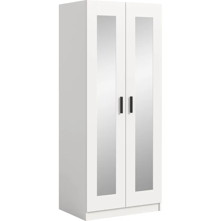 Visby Kleiderschrank 2-türig in weiß