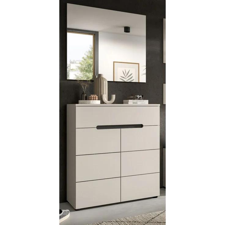 Garderobe Set 2-tlg. Cooper in Kaschmir 80 cm – Bild 4