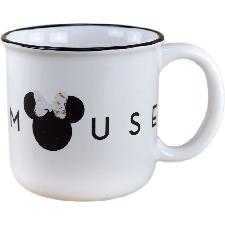 Disney Minnie Mouse Frühstückstasse aus Keramik ca. Ø 9,6 x 9 cm Kopf & Schleife