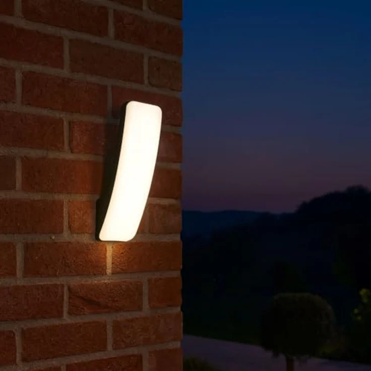 TELEFUNKEN LED Außenwandleuchte, 15 Watt, 1.800 Lumen, 4.000 Kelvin, IP44, Schwarz, 263x86x144mm – Bild 4