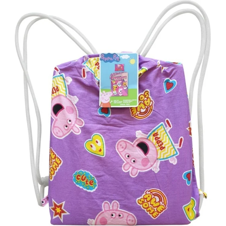 Peppa Pig Bettwäsche Set aus Baumwolle Bettdeckenbezug 140 × 200 cm mit 70 × 90 cm Kissenbezug – Bild 3
