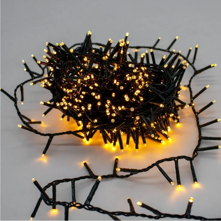 Spetebo LED-Lichterkette Outdoor Weihnachtskette soft gold, mit Timer - 8 Stunden AN / 16 Stunden AUS – Bild 5
