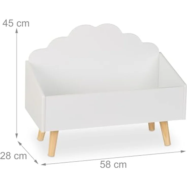 Kindertruhe im Wolken-Design 10050146 – Bild 5