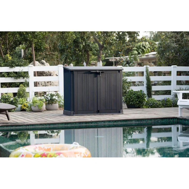 Keter Aufbewahrungsbox Store It Out PRIME 71,5x132x113,5 cm Gartenbox Mülltonnen – Bild 4