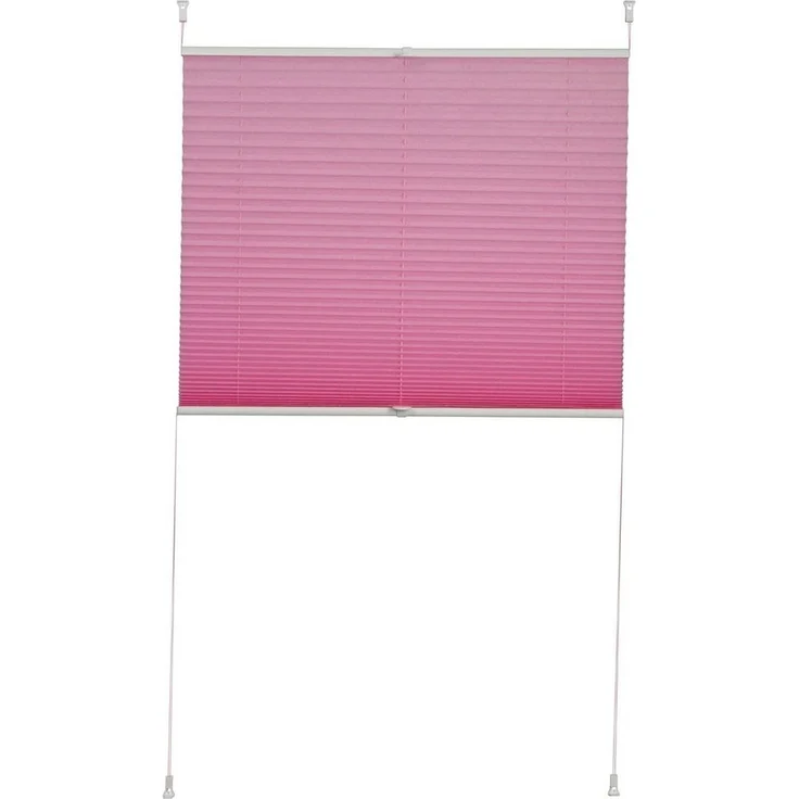 Khome K-home Klemmfix-Plissee, Polyester, Pink, 45x130 cm – Bild 2