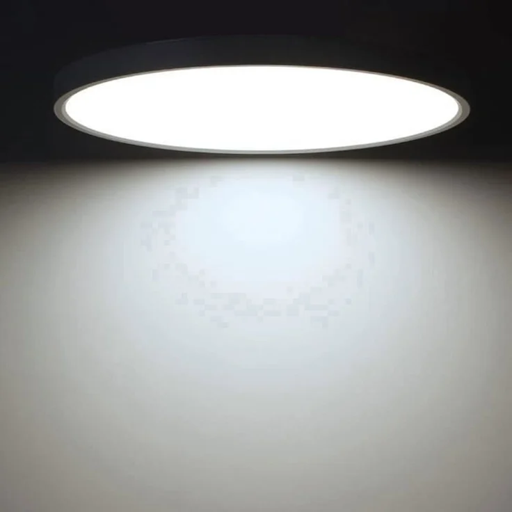 DELIPOP – Moderne LED – Deckenleuchte 24 W 6000 K IP44 wasserdicht, rund, für Badezimmer, Schlafzimmer, Küche, Wohnzimmer – Weiß – 30x30x2,5cm – Bild 2