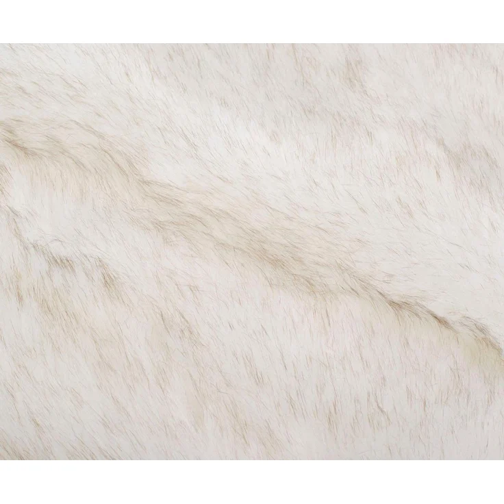 Wohndecke Schneefuchs, Gözze, mit Kunstfell, Kuscheldecke – Bild 2