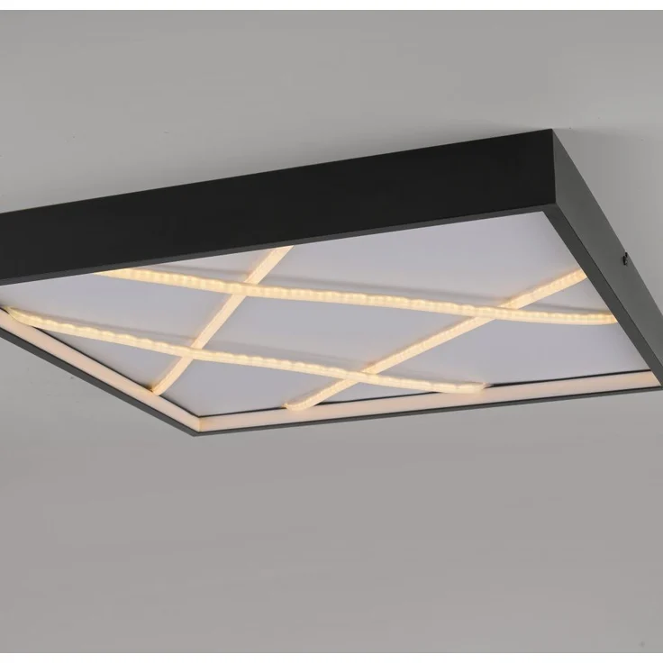 JUST LIGHT 14093-18 MIKADO Deckenlampe eckig schwarz 3000K – Bild 4