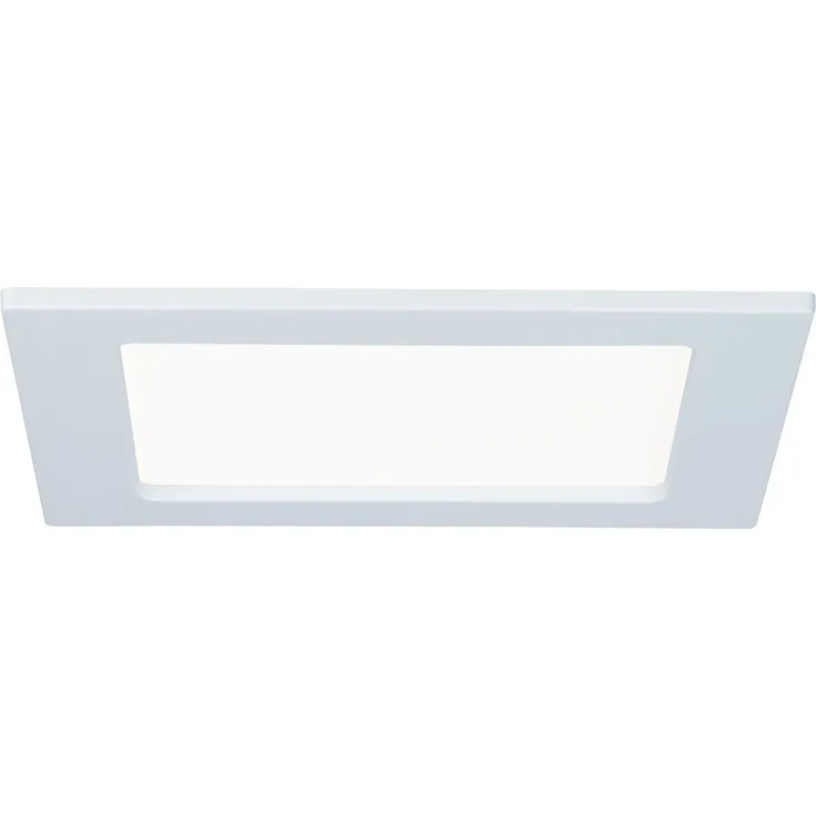 Paulmann No. 92065 Einbaupanel LED eckig 12W 4000K Weiß IP44 spritzwassergeschützt