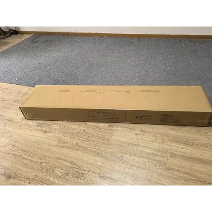 LITTLE TREE Konsolentisch 160 cm, Landhaus Sofatisch mit holzoptik, Schmaler Flurtisch in Braun für Wohnzimmer & Eingangsbereich, Stabile Ablage, Einfacher Aufbau – Bild 16