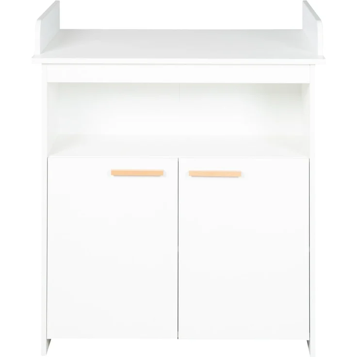 roba Kinderzimmerset 'Anton' 3-teilig - Bett 70 x 140 - Wickelkommode - Kleiderschrank 3-türig - Weiß – Bild 3