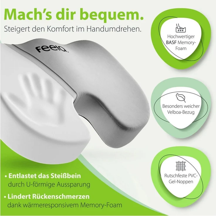 feela Sitzkissen 202 101, Orthopädisches Sitzkissen – Bild 3