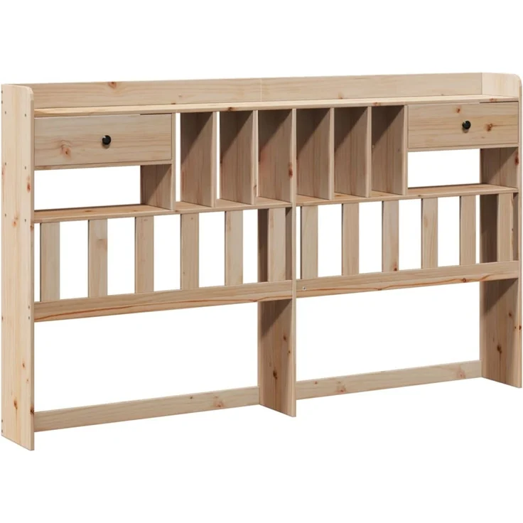 vidaXL Kopfteil mit Stauraum 180 cm Massivholz Kiefer 855502 – Bild 2