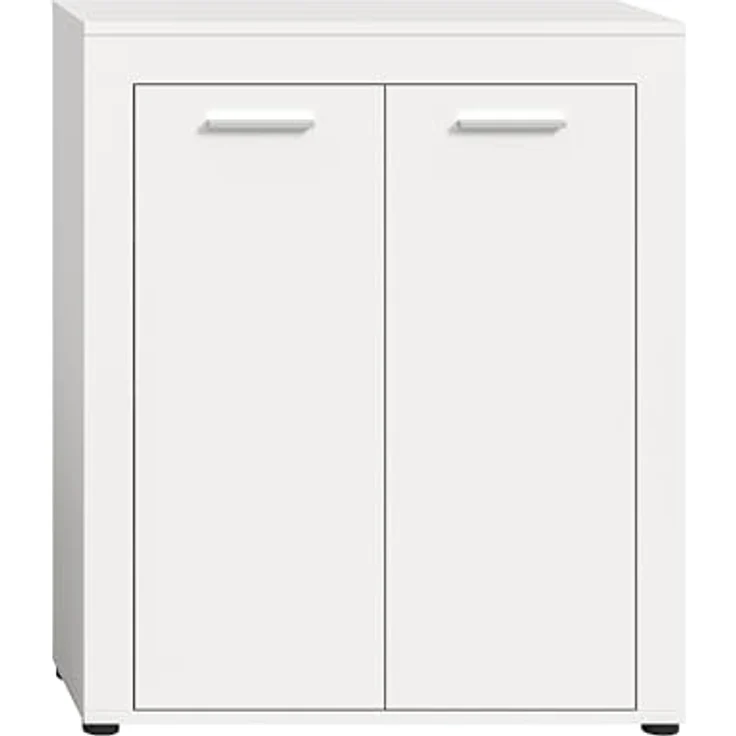 xonox. home Garderobe Jam X8BA9603 Schuhschrank Garderobenschrank Schrank in Weiß Nb. ca. 80 x 95 x 35 cm – Bild 5