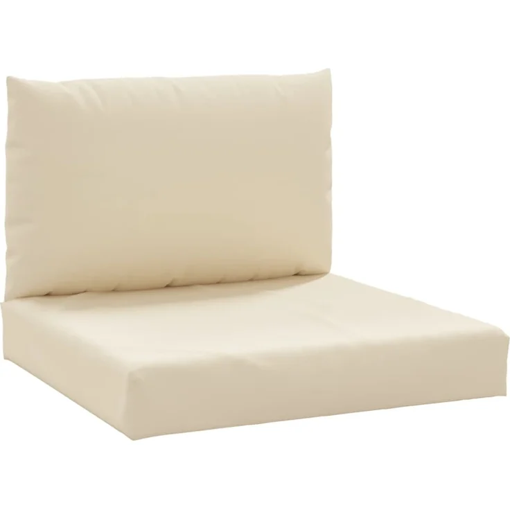 vidaXL Palettenkissen 2-tlg. Beige Oxford-Gewebe 361757 – Bild 1