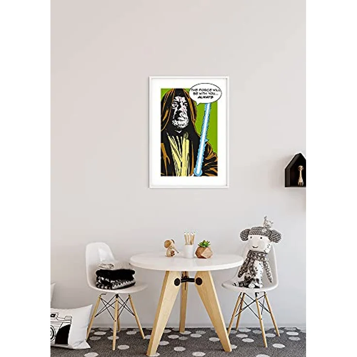 Komar Wandbild | Star Wars Classic Comic Quote Obi Wan | Kunstdruck 40 x 50 cm, seidenmatte Oberfläche, lichtbeständig, für Kinderzimmer und Jugendzimmer, ohne Rahmen – Bild 2