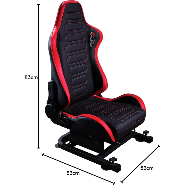X Rocker Gaming-Stuhl XR Racing Chicane Rennsitz mit Sitzschienen für das XR Racing Rig – Bild 3